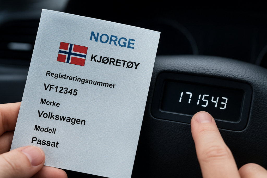 Jak sprawdzić przebieg auta Norwegia